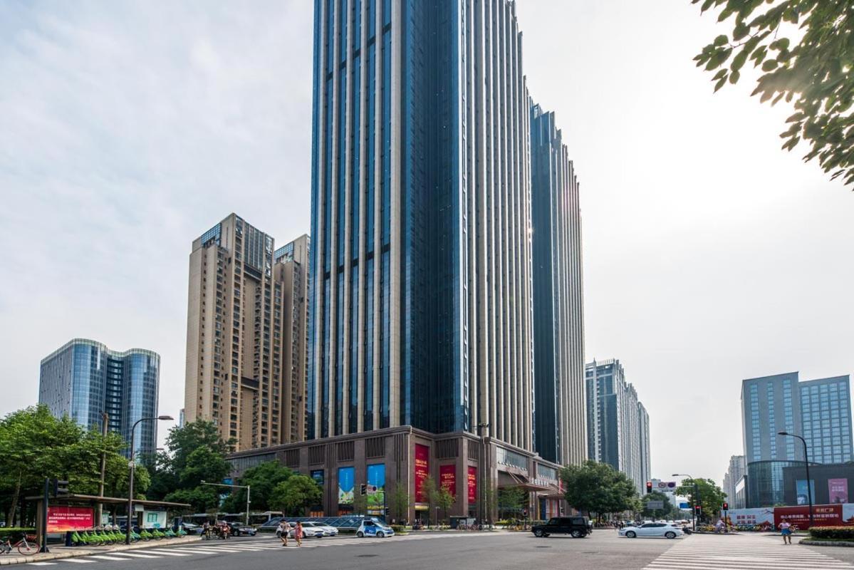 Chengdu Hi - Tech-Global Center Locals Apartment 00139620 Bagian luar foto