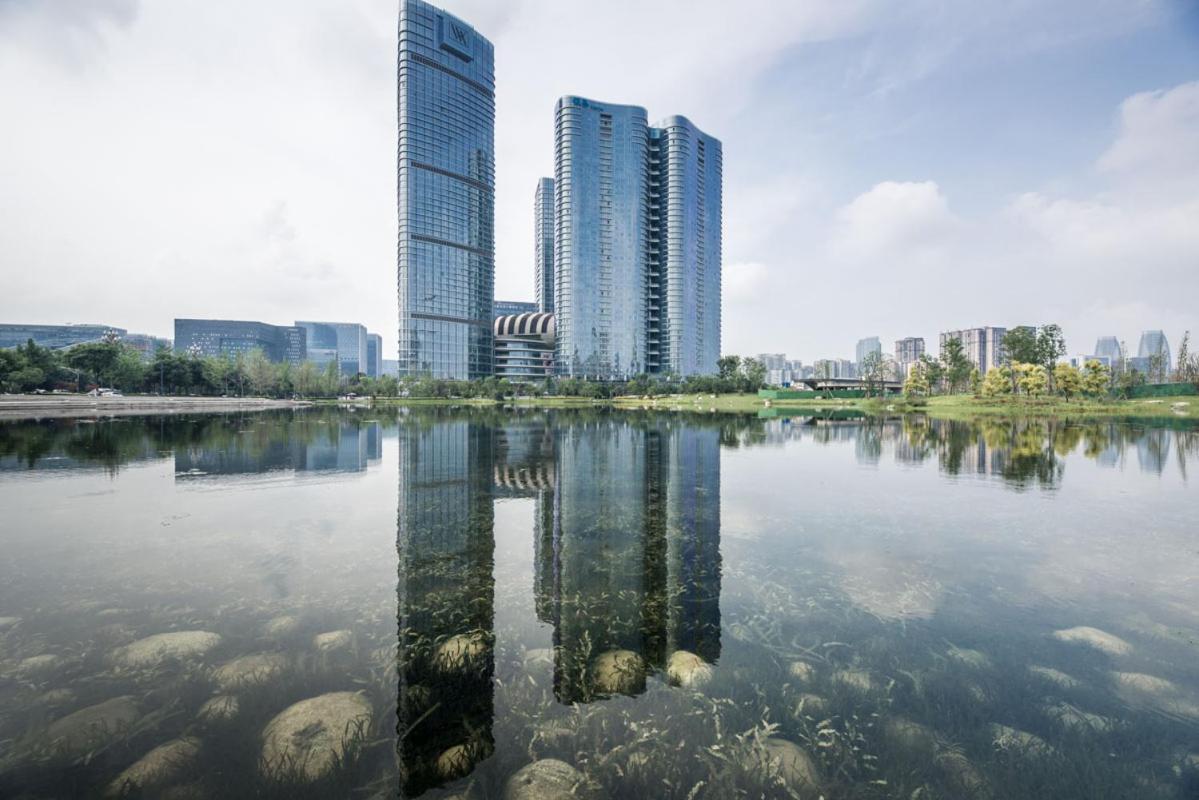 Chengdu Hi - Tech-Global Center Locals Apartment 00139620 Bagian luar foto