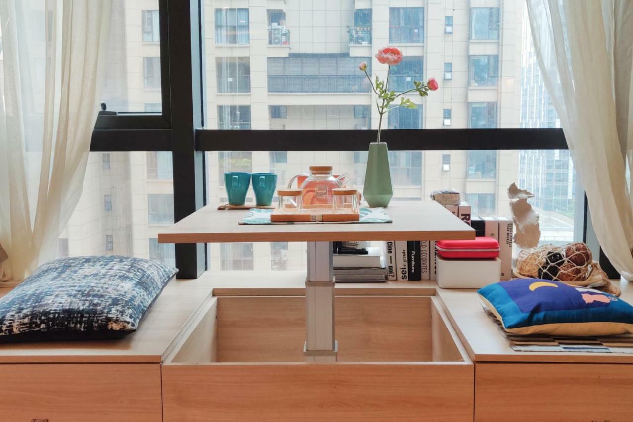Chengdu Hi - Tech-Global Center Locals Apartment 00139620 Bagian luar foto